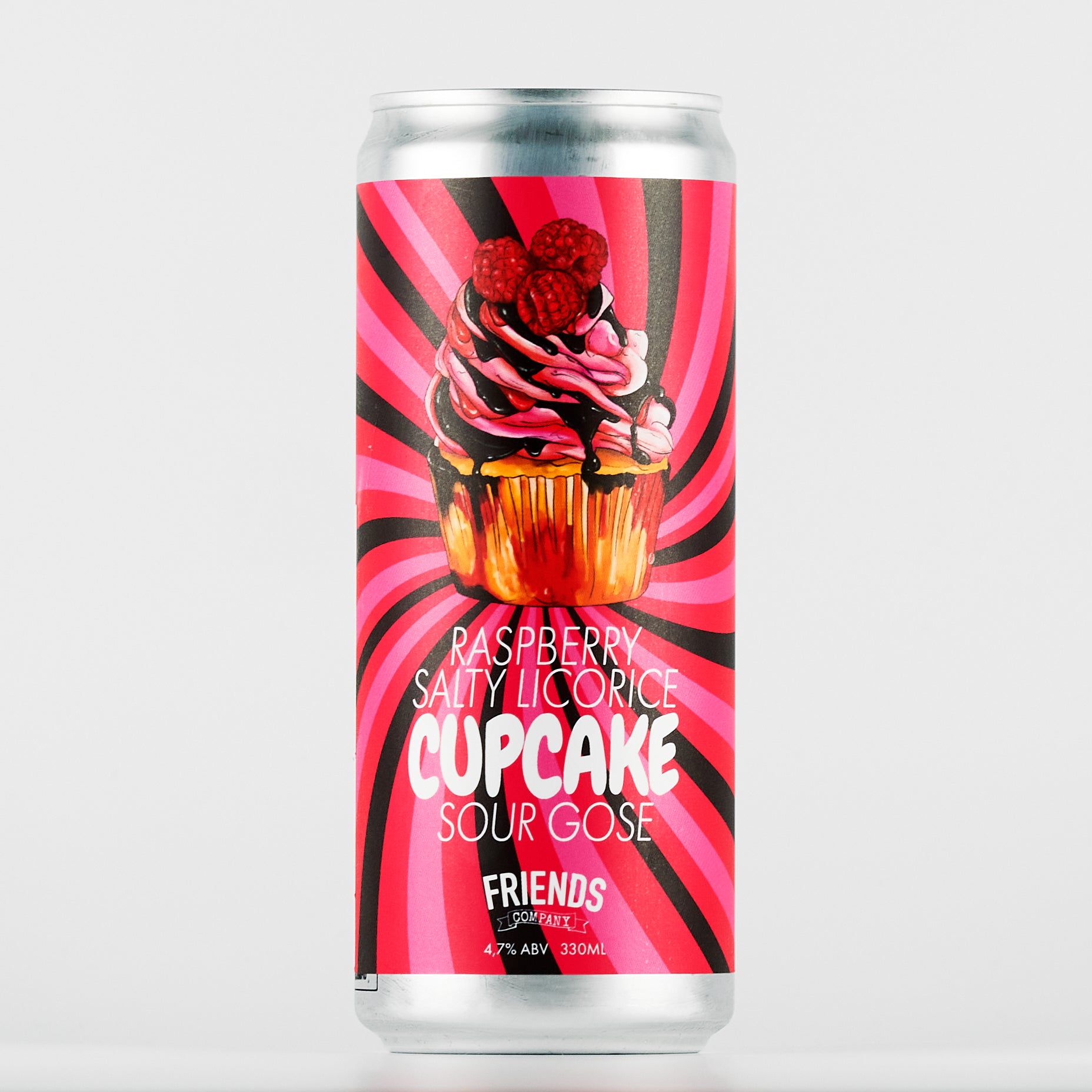 Raspberry Salty Licorice Cupcake Sour Gose 4.7% 330ml（ラズベリー